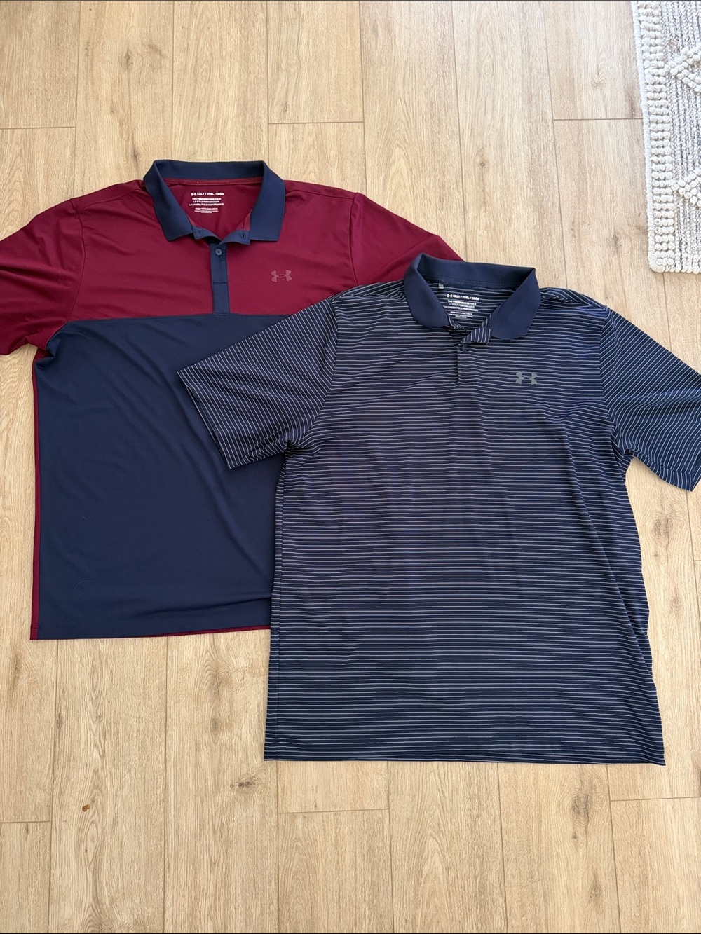 Under Armour Men’s Navy & Maroon Polo Set